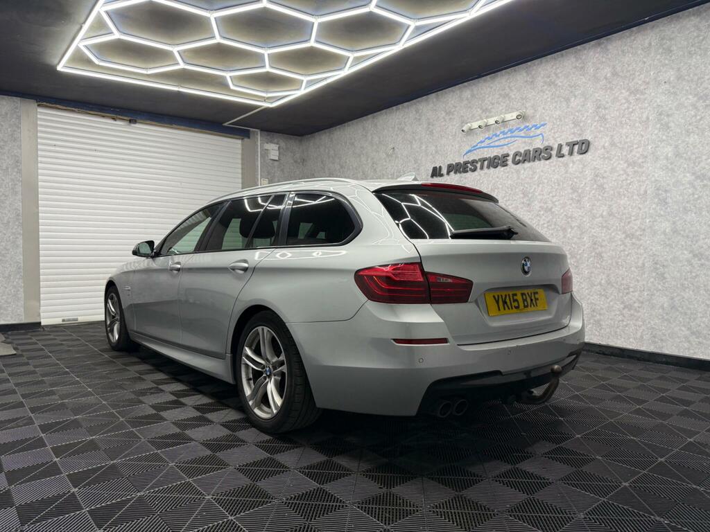 BMW 5 Series 2.0 520D M Sport Touring Euro 6 Ss Silver #6