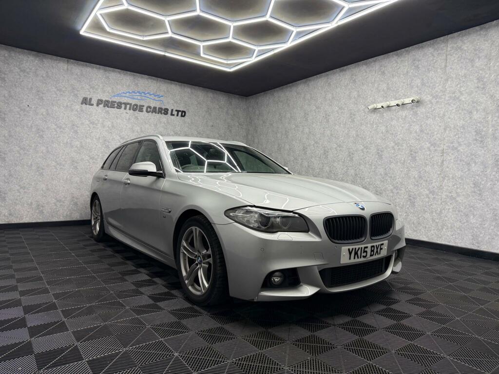 BMW 5 Series 2.0 520D M Sport Touring Euro 6 Ss Silver #5