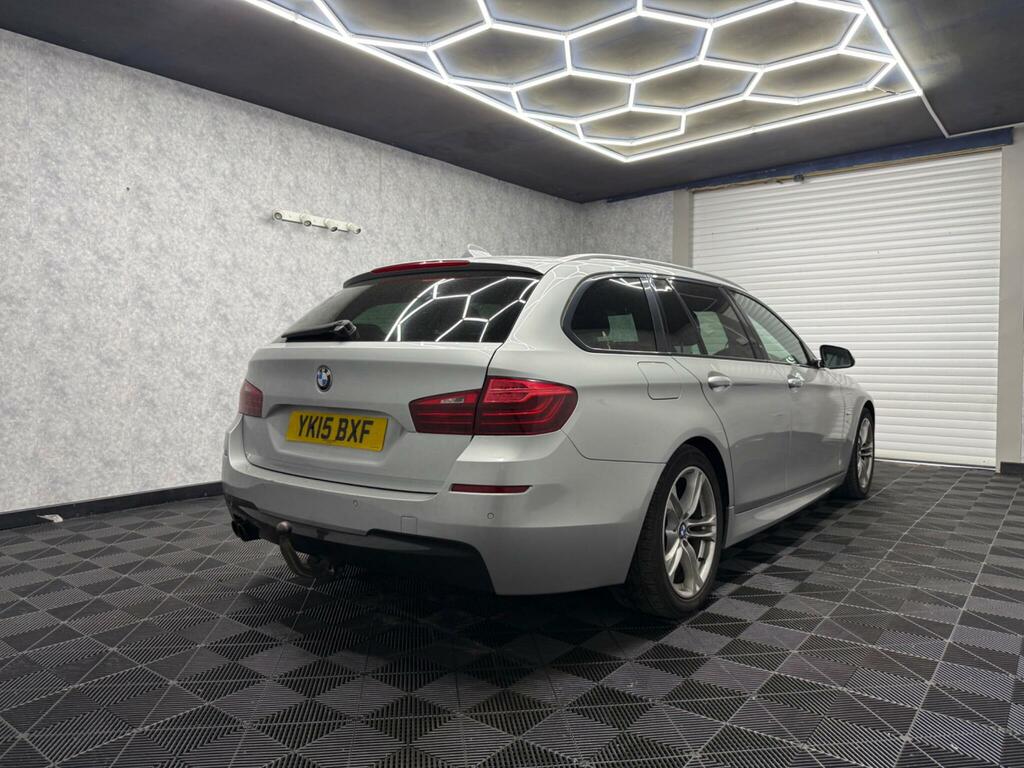 BMW 5 Series 2.0 520D M Sport Touring Euro 6 Ss Silver #4