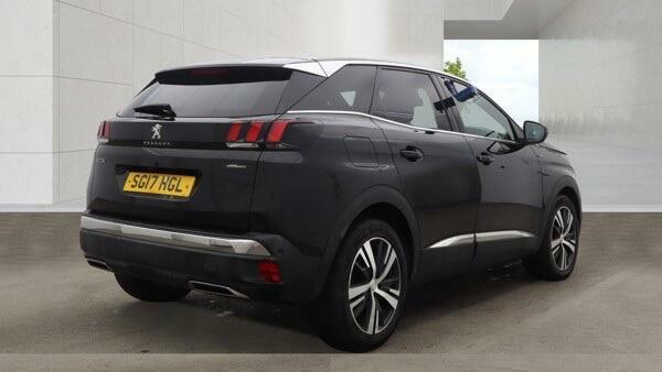 Peugeot 3008 1.6 Bluehdi Gt Line Eat Euro 6 Ss SG17HGL Black #4