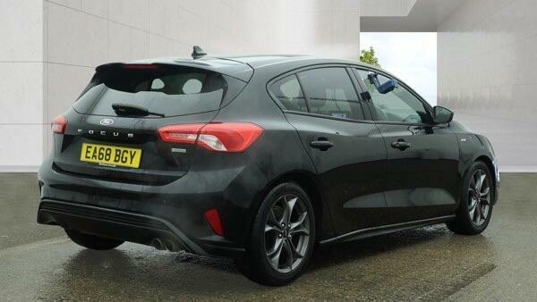 Ford Focus 1.0T Ecoboost St-line Euro 6 Ss EA68BGY Black #4