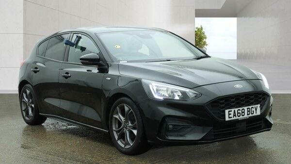 Ford Focus 1.0T Ecoboost St-line Euro 6 Ss EA68BGY Black #5