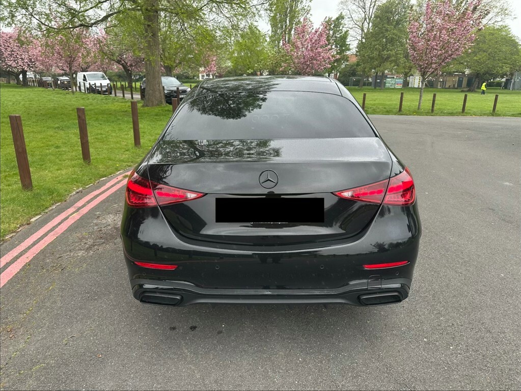 Mercedes-Benz C Class D Amg Line Premium Black #5