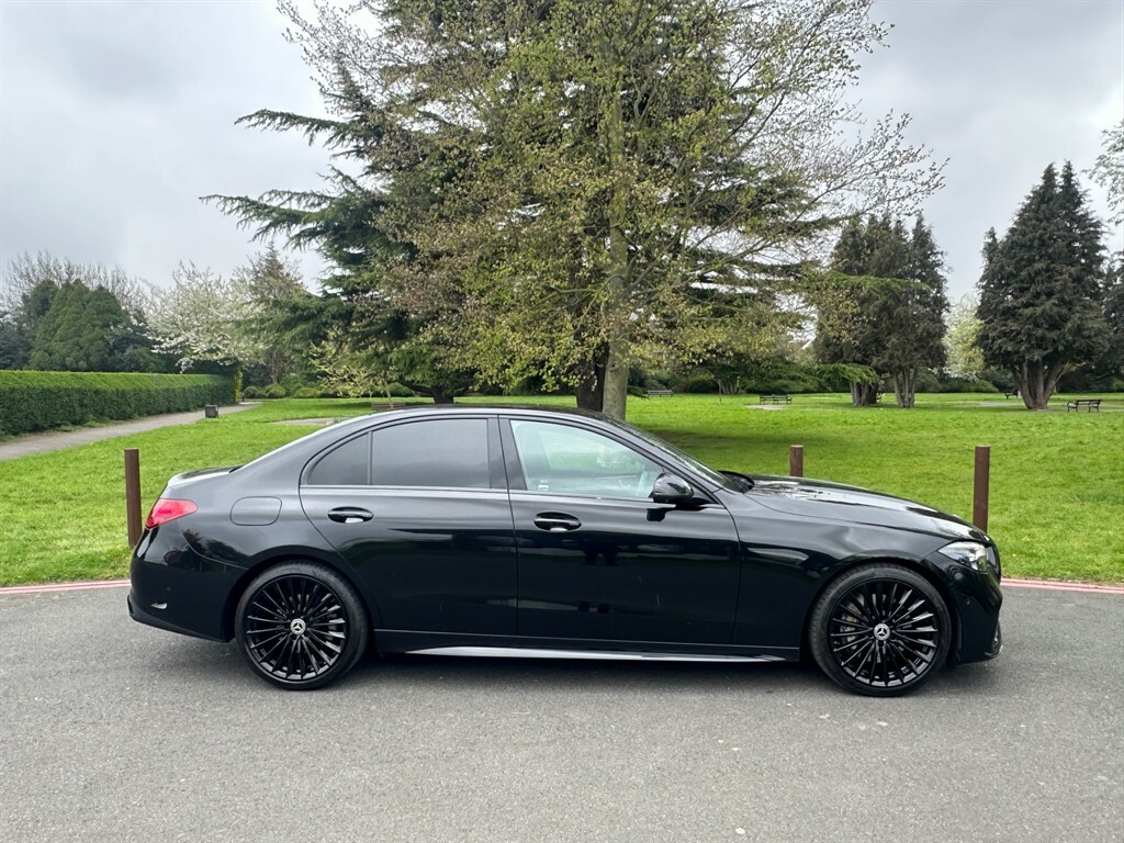 Mercedes-Benz C Class D Amg Line Premium Black #3