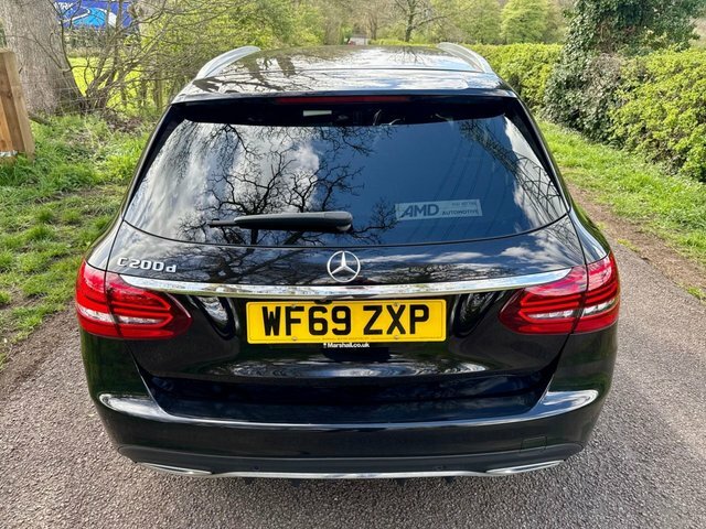 Mercedes-Benz C Class 1.6 C200d Amg Line Estate Euro 6 Black #5