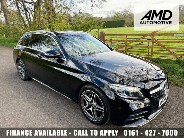Mercedes-Benz C Class 1.6 C200d Amg Line Estate Euro 6 Black