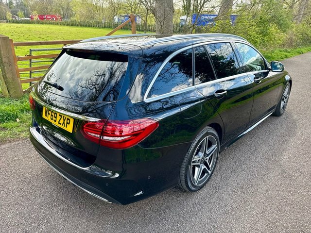 Mercedes-Benz C Class 1.6 C200d Amg Line Estate Euro 6 Black #4