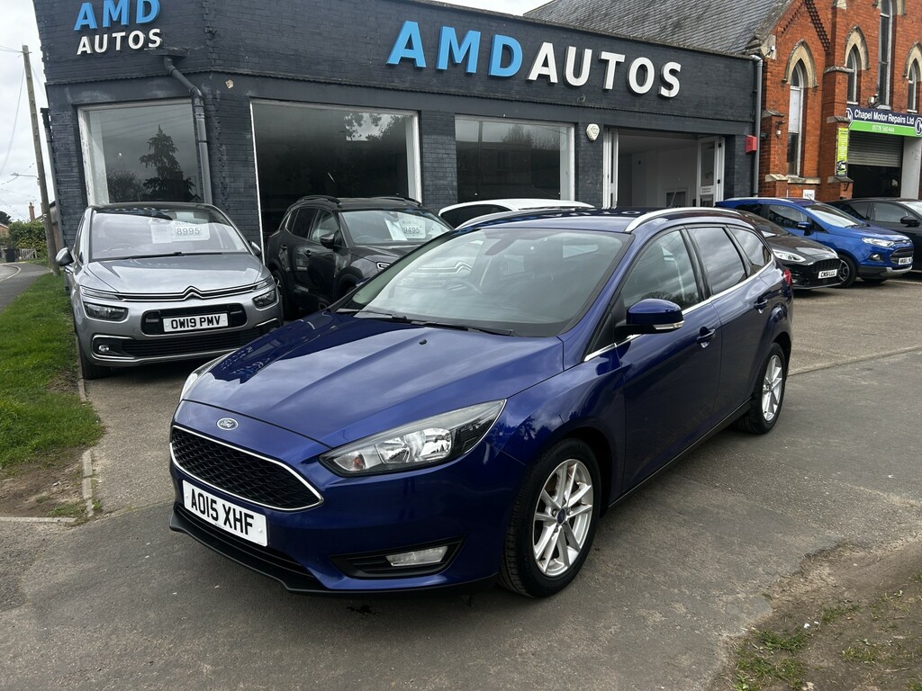 Ford Focus Estate 1.6 Tdci Zetec 2015 Blue