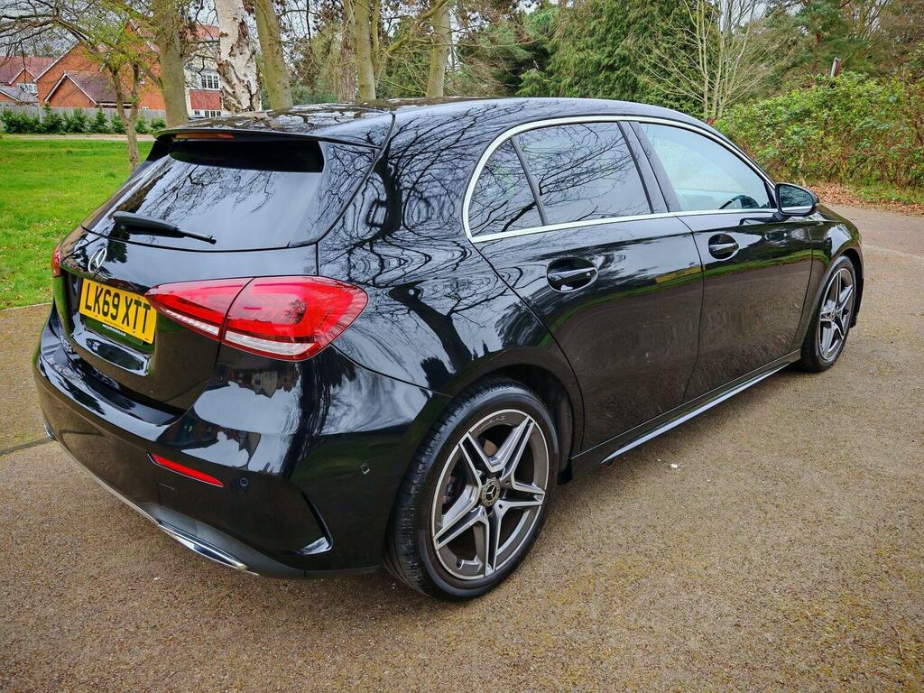 Mercedes-Benz A Class Hatchback 1.5 A180d Amg Line Executive 7G-dct Eu LK69XTT Black #3