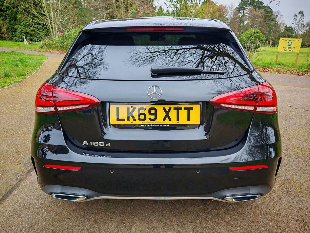 Mercedes-Benz A Class Hatchback 1.5 A180d Amg Line Executive 7G-dct Eu LK69XTT Black #4
