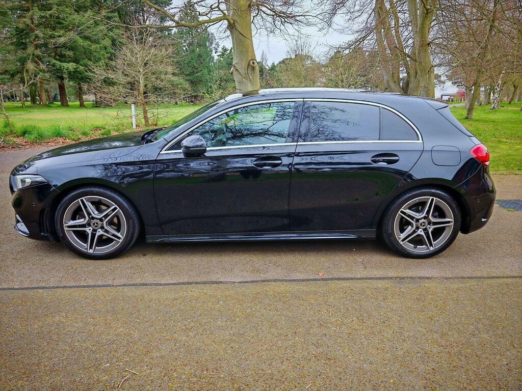 Mercedes-Benz A Class Hatchback 1.5 A180d Amg Line Executive 7G-dct Eu LK69XTT Black #6