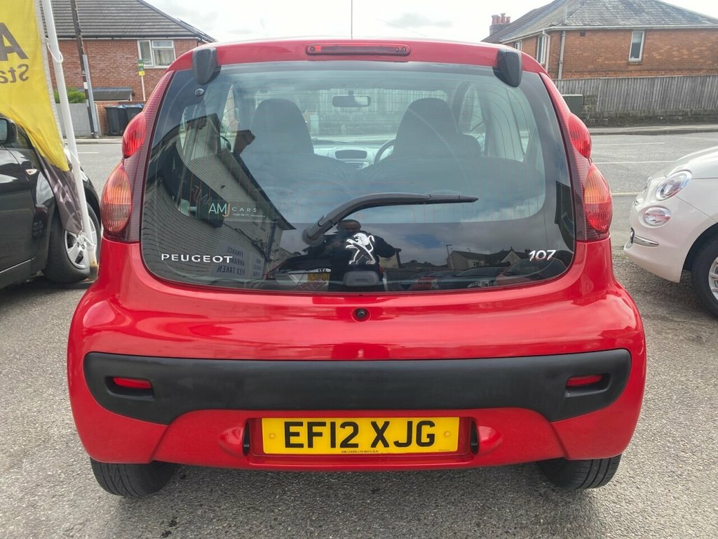 Peugeot 107 1L Active EF12XJG Red #5