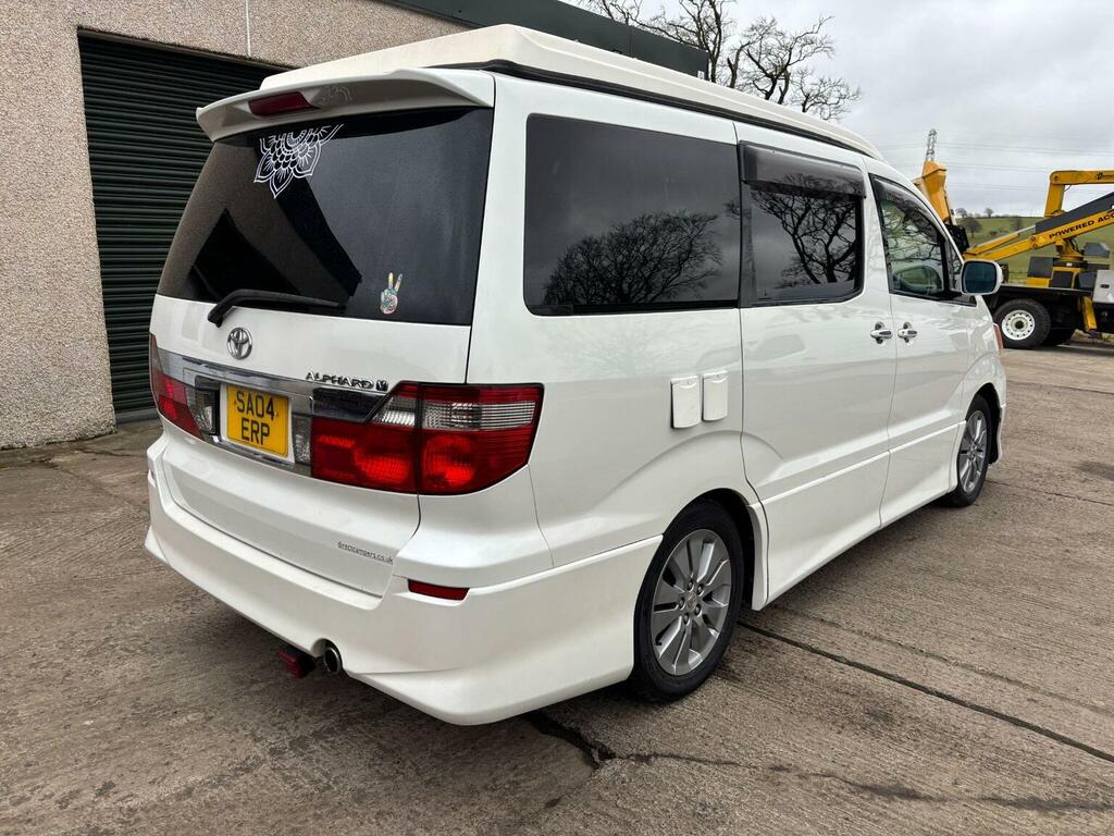 Toyota Alphard Motorhome 200404 White #6