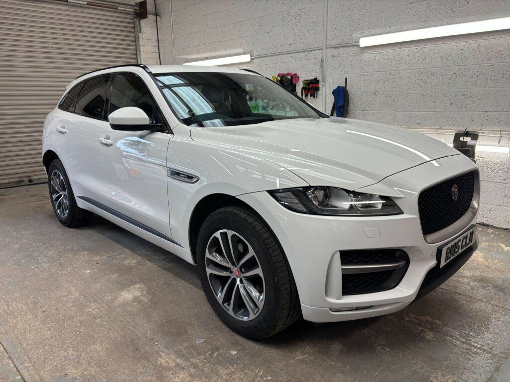 Jaguar F-Pace Suv 2.0 D180 R-sport Awd Euro 6 Ss 20 RM15CLM White #5