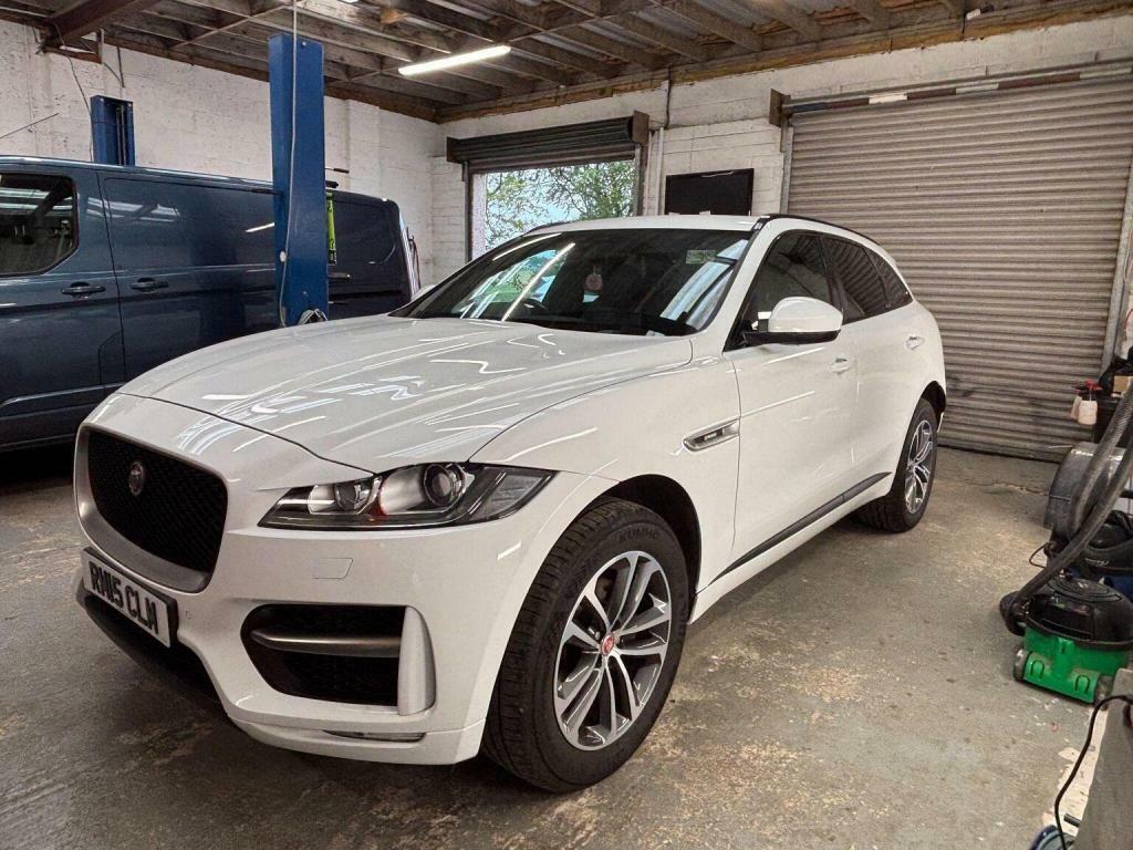 Jaguar F-Pace Suv 2.0 D180 R-sport Awd Euro 6 Ss 20 RM15CLM White #6