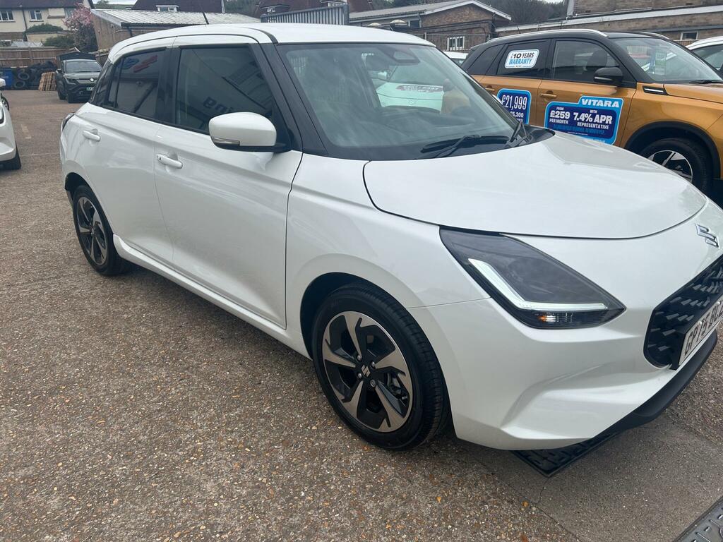 Suzuki Swift 1.2 Mhev Ultra Cvt Euro 6 S S White #3