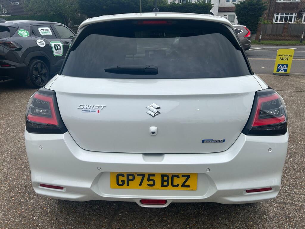 Suzuki Swift 1.2 Mhev Ultra Cvt Euro 6 S S White #6