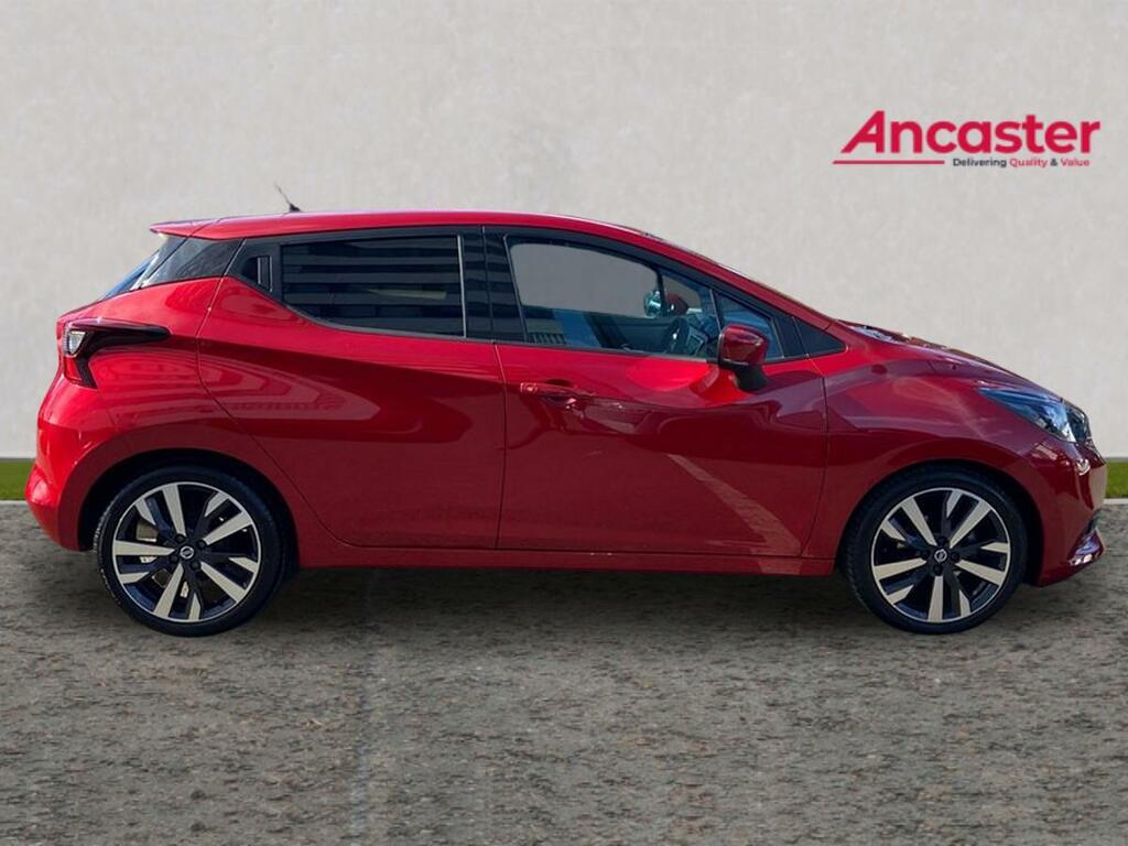 Nissan Micra 1.0 Ig-t 92 Tekna Cvt LV22VHK Red #2