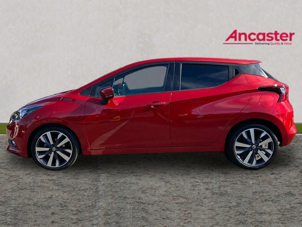 Nissan Micra 1.0 Ig-t 92 Tekna Cvt LV22VHK Red #6