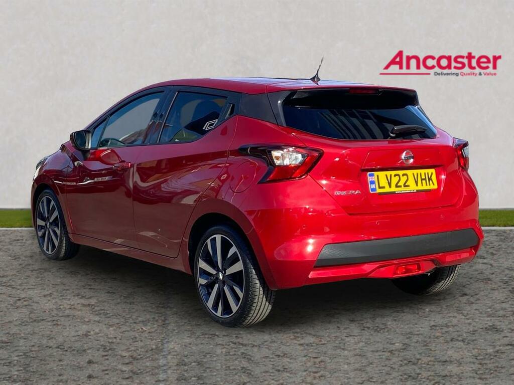 Nissan Micra 1.0 Ig-t 92 Tekna Cvt LV22VHK Red #5
