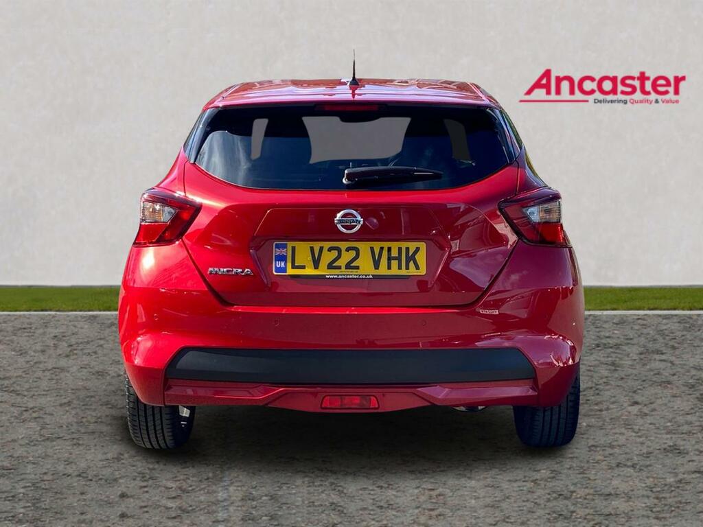 Nissan Micra 1.0 Ig-t 92 Tekna Cvt LV22VHK Red #4