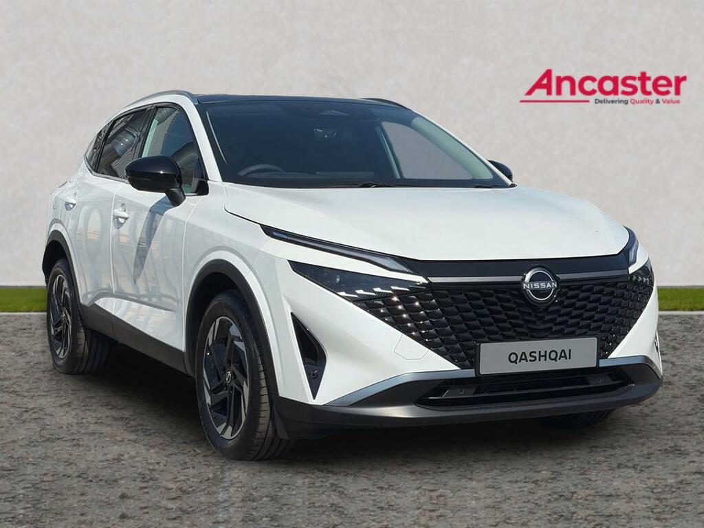 Nissan Qashqai 1.3 Dig-t Mh N-connecta Glass Roof White