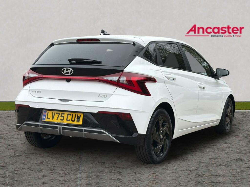 Hyundai I20 1.0T Gdi 90 Black Line LV75CUW White #3