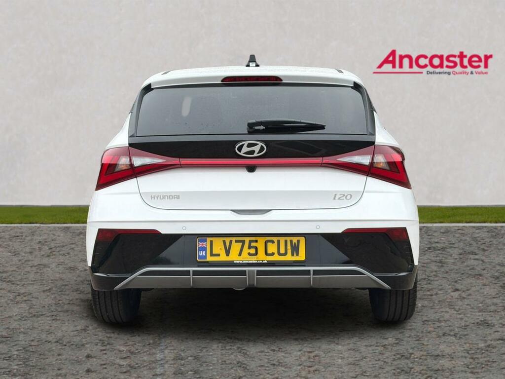 Hyundai I20 1.0T Gdi 90 Black Line LV75CUW White #4