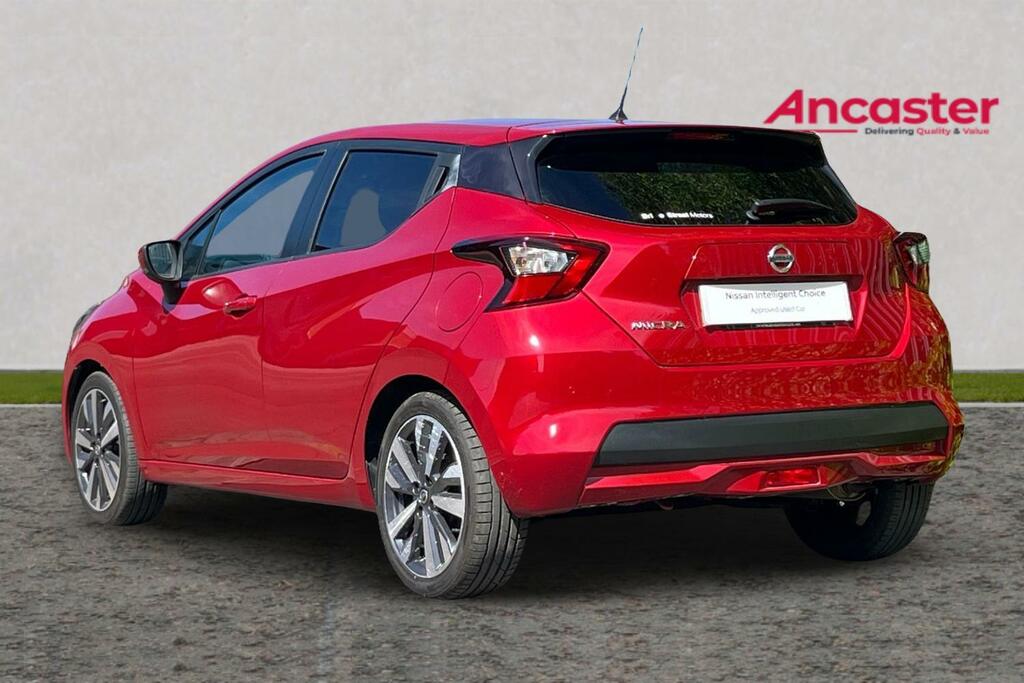Nissan Micra 1.0 Ig-t 92 Tekna Cvt Red #3