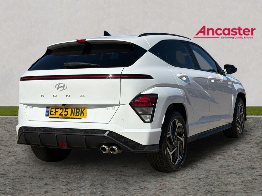 Hyundai Kona 1.6 Hybrid 129 N Line Dct EF25NBK White #3