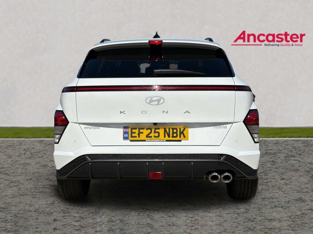 Hyundai Kona 1.6 Hybrid 129 N Line Dct EF25NBK White #4