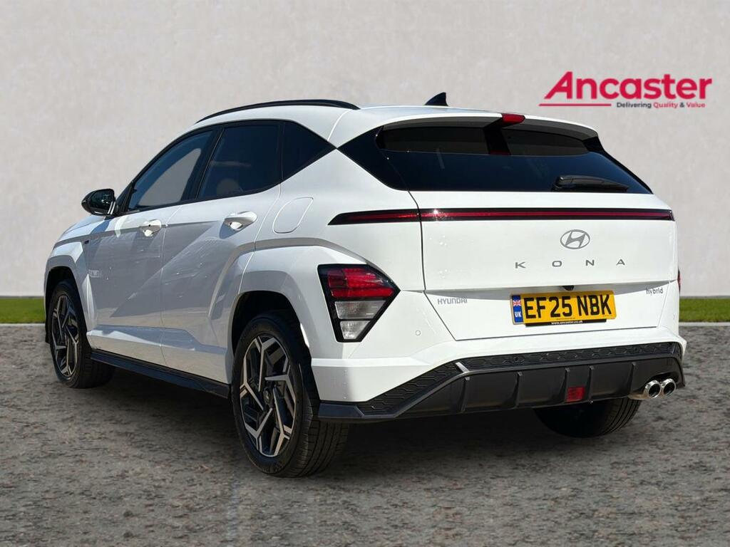 Hyundai Kona 1.6 Hybrid 129 N Line Dct EF25NBK White #5