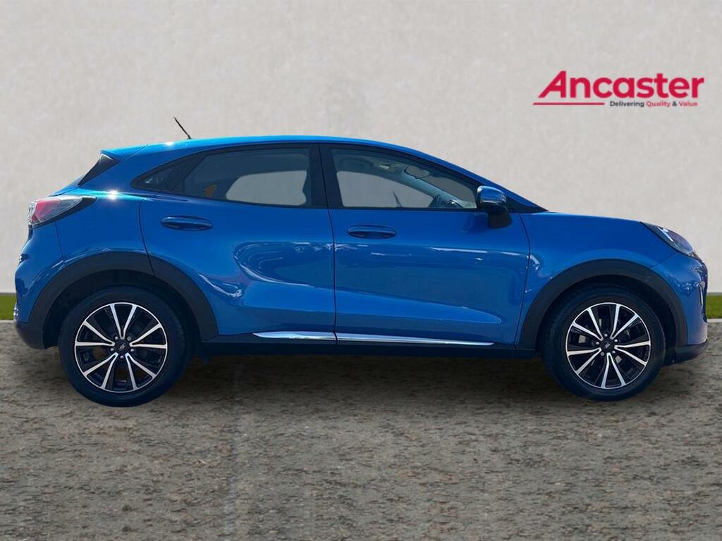 Ford Puma 1.0 Ecoboost Hybrid Mhev Titanium GD23YJE Blue #2