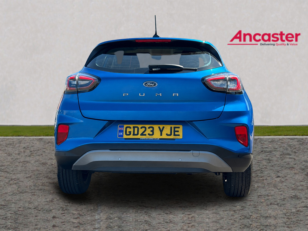 Ford Puma 1.0 Ecoboost Hybrid Mhev Titanium GD23YJE Blue #4