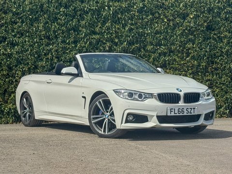 BMW 4 Series 420D M Sport FL66SZT White #5