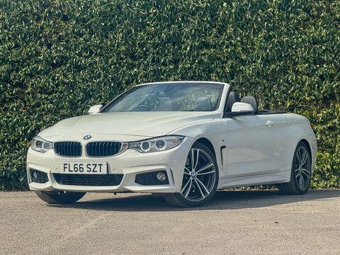 BMW 4 Series 420D M Sport FL66SZT White #2