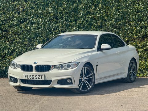 BMW 4 Series 420D M Sport FL66SZT White #4