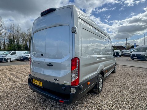 Ford Transit Custom Jumbo Xlwb L4h3 BN24ENL Silver #6