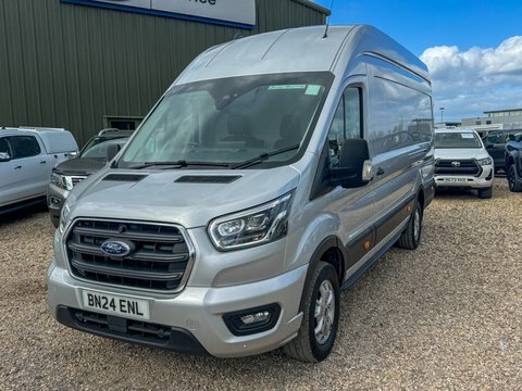 Ford Transit Custom Jumbo Xlwb L4h3 BN24ENL Silver #2