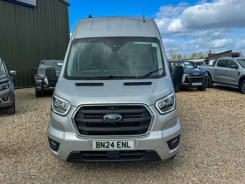 Ford Transit Custom Jumbo Xlwb L4h3 BN24ENL Silver #3