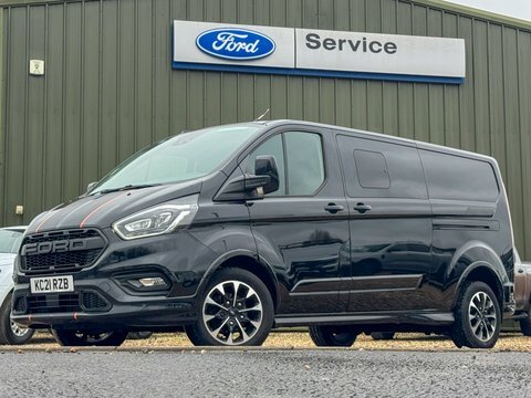 Ford Transit Custom Crew Cab Lwb KC21RZB Black #2