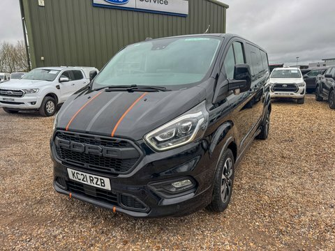 Ford Transit Custom Crew Cab Lwb KC21RZB Black #3