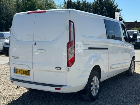 Ford Transit Custom Crew Cab BT69UDO White #6