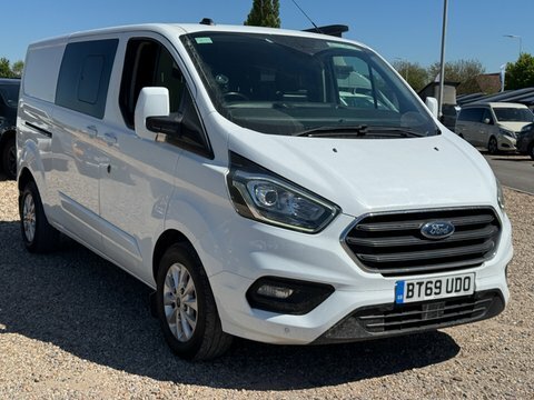 Ford Transit Custom Crew Cab BT69UDO White #4