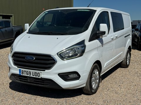 Ford Transit Custom Crew Cab BT69UDO White #2