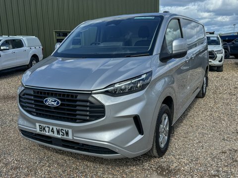Ford Transit Custom Lwb L2h1 Low BK74WSW Silver #2