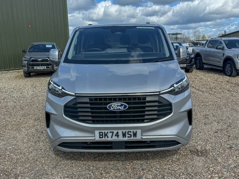 Ford Transit Custom Lwb L2h1 Low BK74WSW Silver #3