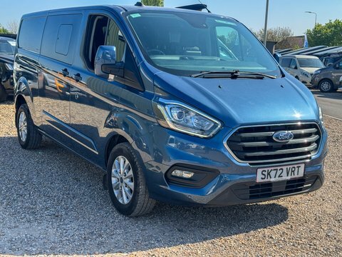 Ford Transit Custom Crew Cab SK72VRT Blue #4