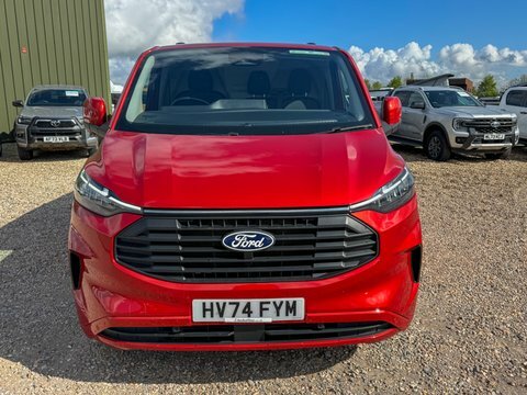 Ford Transit Custom Swb L1h1 Low HV74FYM Red #3