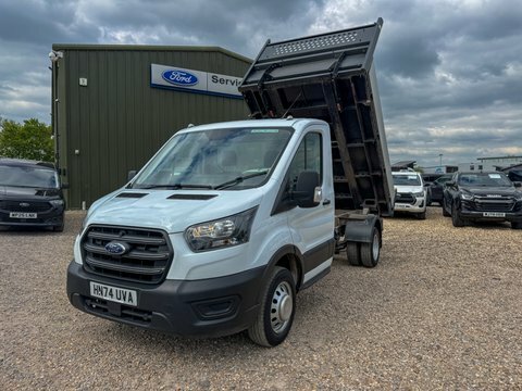 Ford Transit Custom Tipper Mwb L2 HN74UVA White #2